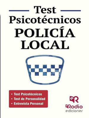cover image of Test Psicotécnicos. Policía Local